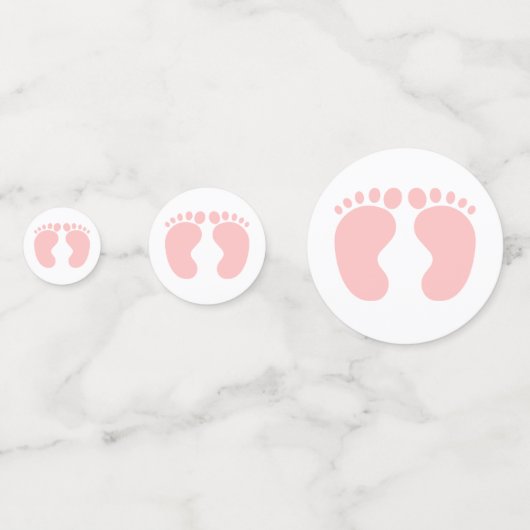 Geslacht onthullen roze meisje partij aangepaste C Confetti (Voorkanten)