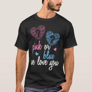 Geslacht onthullen Shirt roze of blauw jongetje of