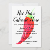 Geslacht onthullen Spicy Pepper Niña Niño Kaart (Voorkant)