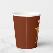 Geslacht onthullen superheld Schattige blauw roze  Papieren Bekers (Rechts)