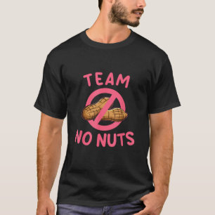 Geslacht onthullen Team No Nuts Boy Matching Famil T-shirt