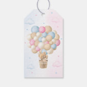 Geslacht onthullen Teddy Bear Dank u Cadeaulabel (Achterkant)