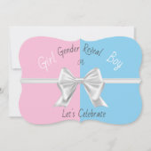 Geslacht onthullen uitnodiging (Voorkant)
