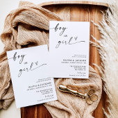 Geslacht onthullen uitnodiging | Neutrale Genderon