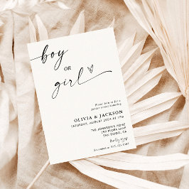 Geslacht onthullen uitnodiging | Neutrale Genderon