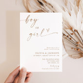 Geslacht onthullen uitnodiging | Neutrale Genderon