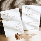 Geslacht onthullen uitnodiging | Neutrale Genderon