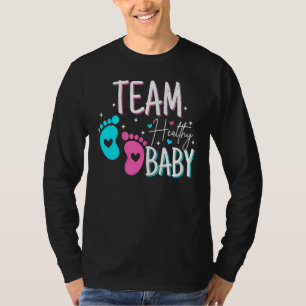 Geslacht onthullen van teamgezonde Baby T-shirt