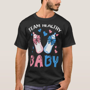 Geslacht onthullen van teamgezonde Baby T-shirt