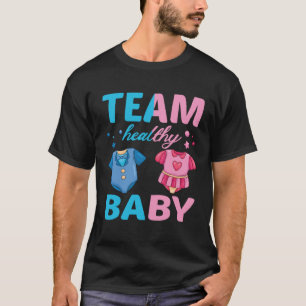 Geslacht onthullen van teamgezonde Baby T-shirt