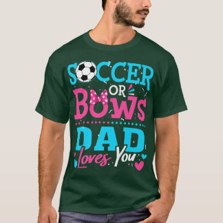 Geslacht onthullen Voetbal Voetbal houdt van je do T-shirt