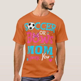 Geslacht onthullen Voetbal Voetbal Mam houdt van j T-shirt