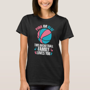Geslacht onthullen voor een Basketball-liefhebbend T-shirt