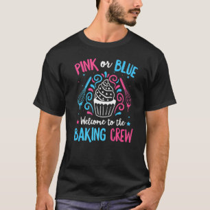 Geslacht onthullen voor het bakken t-shirt