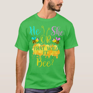 Geslacht onthullen wat hij of zij zal zijn t-shirt