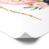 Geslacht onthullen welkomstteken poster (Hoek)