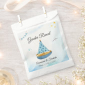 Geslacht onthullen zeilboot bedankzakje (Geknipt)