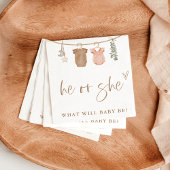 Geslacht onthullen zijn of haar servetten | Neutra