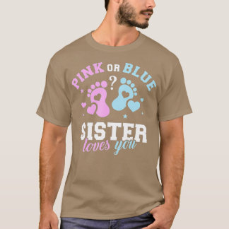 Geslacht onthullen zus t-shirt