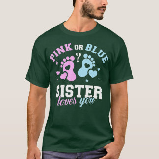 Geslacht onthullen zus t-shirt
