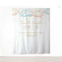 Geslacht onthulling achtergrond, Maan en Sterren