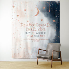 Geslacht onthulling achtergrond, Twinkle Little St Wandkleed