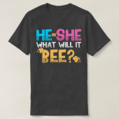 Geslacht Onthulling Bee T-shirt (Design voorkant)