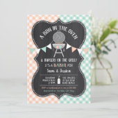 Geslacht onthulling Broodje in de Oven Baby Shower Kaart (Staand voorkant)