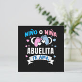 Geslacht onthulling in het Spaans (Staand voorkant)