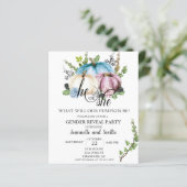 Geslacht onthulling pomkin Pink Blue Autumn Budget (Staand voorkant)