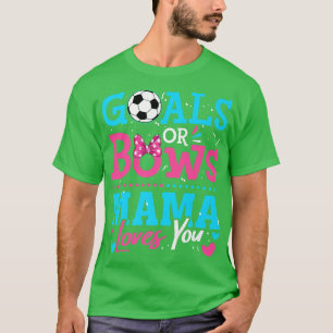 Geslacht onthult doelstellingen of bogen mama houd t-shirt
