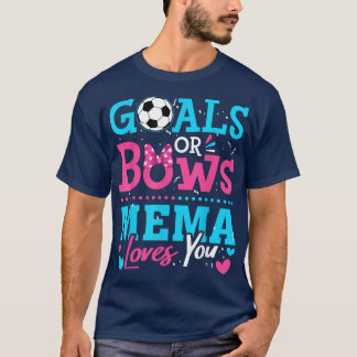 Geslacht onthult doelstellingen of bogen Mema houd T-shirt