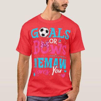 Geslacht onthult doelstellingen of bogen Memaw hou T-shirt