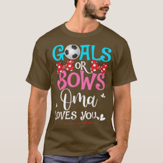 Geslacht onthult doelstellingen of bogen oma houdt t-shirt