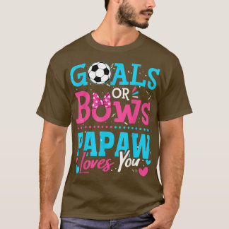 Geslacht onthult doelstellingen of bows Papaw houd T-shirt