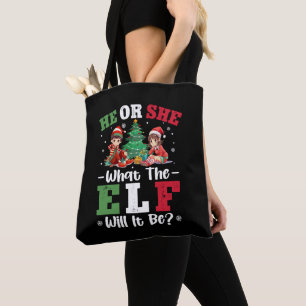 Geslacht onthult hij of zij wat de elf zal zijn tote bag