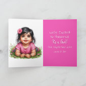 Geslacht Onthult Midden-Oosterse Baby Meisje Binne Kaart (Binnen)