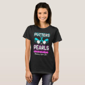 Geslacht onthult putter of pasteit mama houdt van  t-shirt (Voorkant volledig)