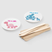 Geslacht onthult schattige schildpadden handteken handwaaier (Niet-gemonteerd)