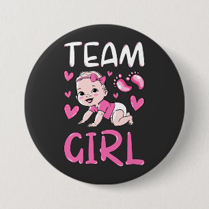 Geslacht Ontwerpen van teammeisjes Ronde Ronde Button 7,6 Cm