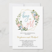 Geslacht Openbaar bloeden Uitnodiging (Voorkant)