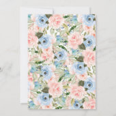 Geslacht Openbaar bloeden Uitnodiging (Achterkant)