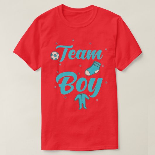 Geslacht Openbaar feest - Team Boy (3)  T-shirt (Design voorkant)