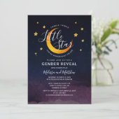 Geslacht Openbaar Uitnodiging Twinkle Little Moon (Staand voorkant)