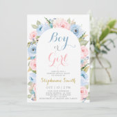 Geslacht Openbare florale Arch Uitnodiging (Staand voorkant)