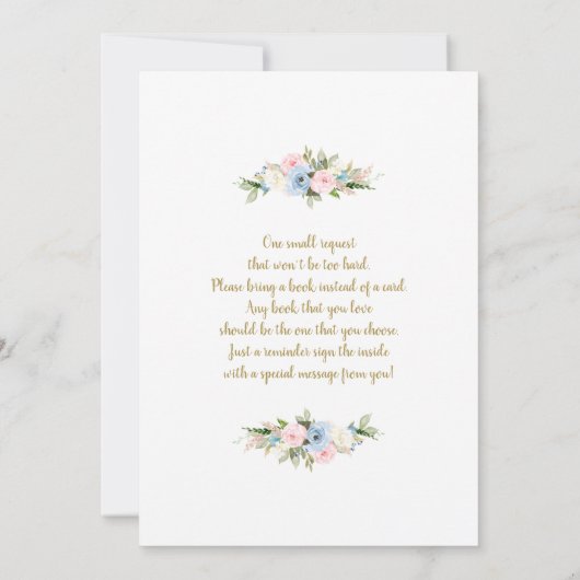 Geslacht Openbare florale Arch Uitnodiging (Achterkant)