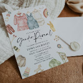 Geslacht Openheid Boho Clothes Invitation Kaart
