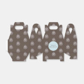 Geslacht over getextureerd Baby shower Bedankdoosjes (Uitgevouwen)