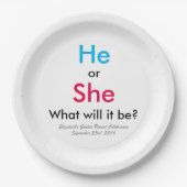 Geslacht Papieren Bordje (Voorkant)