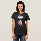 Geslacht Pig Fairy Nonbinary Geslacht T-shirt (Voorkant volledig)